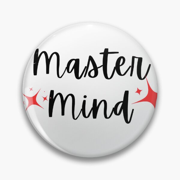 Item preview, Master Mind Motivational Typography – Positive Mindset Design designed and sold by DesignOp866.