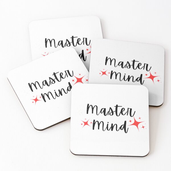 Item preview, Master Mind Motivational Typography – Positive Mindset Design designed and sold by DesignOp866.