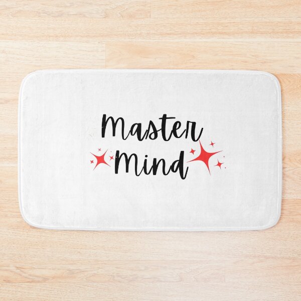 Item preview, Master Mind Motivational Typography – Positive Mindset Design designed and sold by DesignOp866.