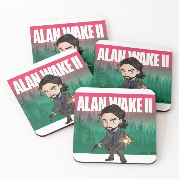 Item preview, Fan art chibi version illustration of the video game Alan Wake 2 designed and sold by daroilustra..