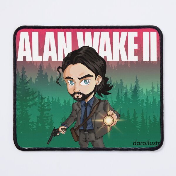 Item preview, Fan art chibi version illustration of the video game Alan Wake 2 designed and sold by daroilustra..