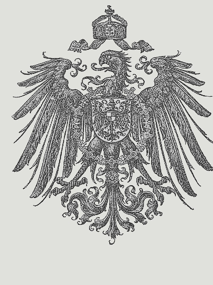 German Heritage, 1888 Feathered Reich Eagle by edsimoneit