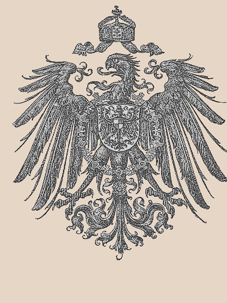 German Heritage, 1888 Feathered Reich Eagle by edsimoneit