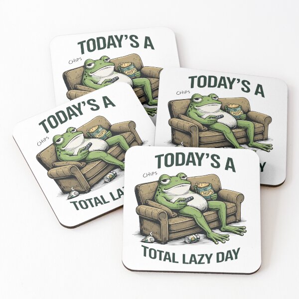 Item preview, Lazy Frog – Today’s a Total Lazy Day designed and sold by KaphzeShop.