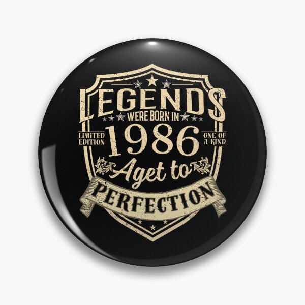 Item preview, Legends Were Born In 1986 Aged To Perfection Vintage Birthday Gift designed and sold by MixedVibes Co..