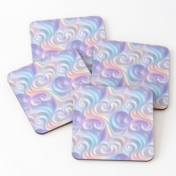 Item preview, Pastel Trippy Vaporwave Seamless Pattern designed and sold by AillustriaAK.