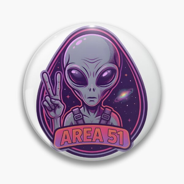 Item preview, Area 51 Peace Alien designed and sold by RobertMartinArt.