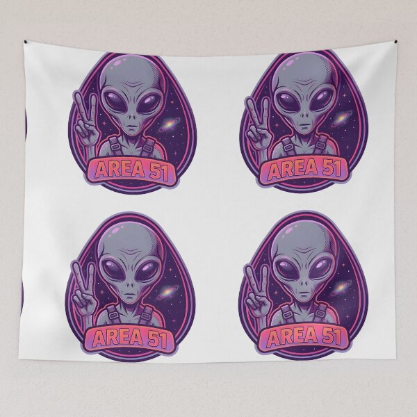 Item preview, Area 51 Peace Alien designed and sold by RobertMartinArt.
