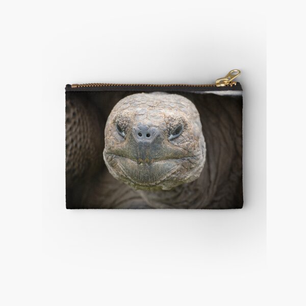 Item preview, Smiling Galapagos Giant Tortoise Close-up – Ancient Wildlife Photography Ecuador designed and sold by WildFrameNature.
