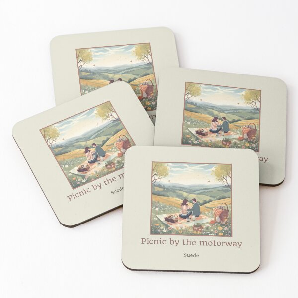 Item preview, Picnic by the motorway Suede fan art designed and sold by Etaipal.
