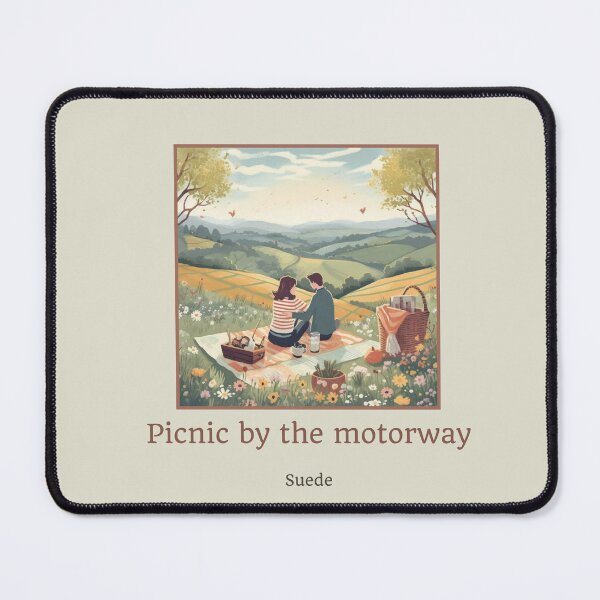 Item preview, Picnic by the motorway Suede fan art designed and sold by Etaipal.