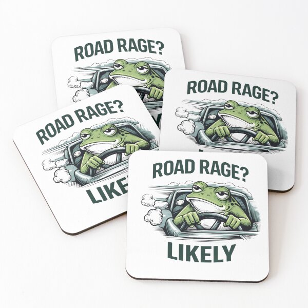 Item preview, Road Rage Frog – Likely! designed and sold by KaphzeShop.