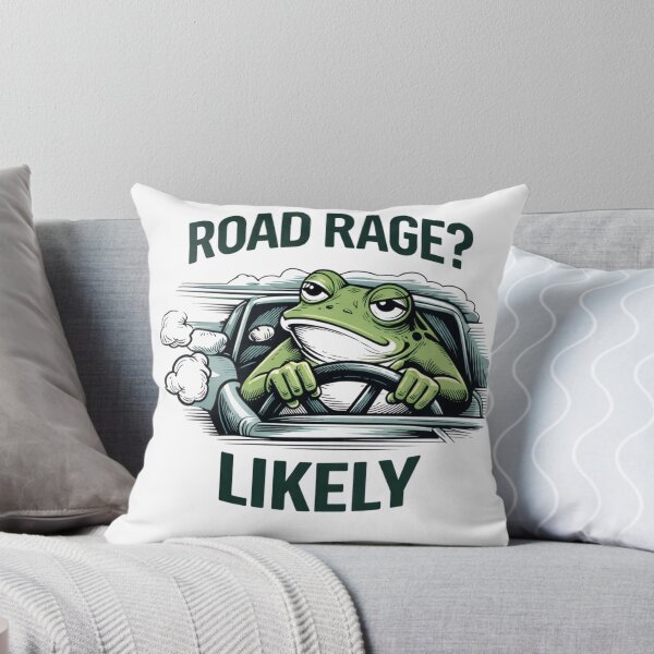 Item preview, Road Rage Frog – Likely! designed and sold by KaphzeShop.