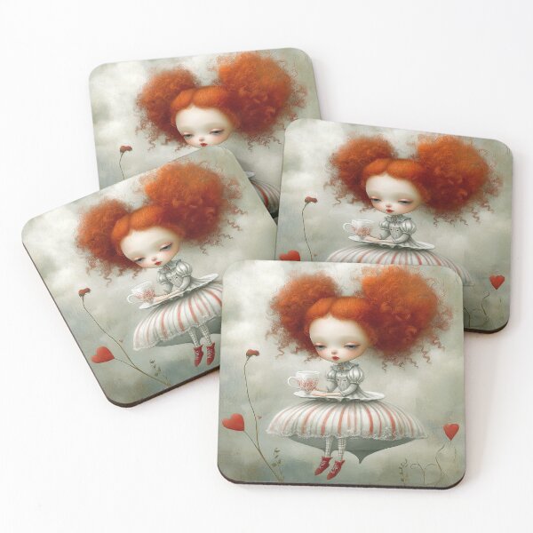 Item preview, Floating Tea Time - Inspired by Whimsical Lowbrow Art designed and sold by Piagor.