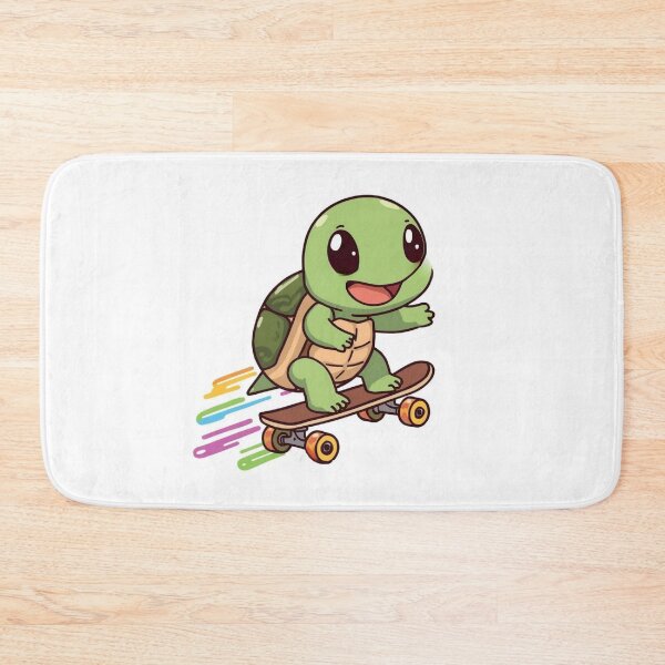 Item preview,  Anime turtle skateboarding- Cartoon Art designed and sold by Animepopstudio.