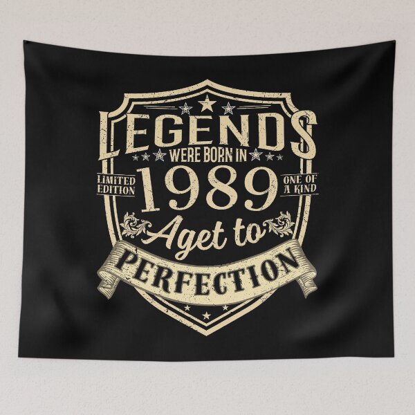 Item preview, Legends Were Born In 1989 Aged To Perfection Vintage Birthday Gift designed and sold by MixedVibes Co..
