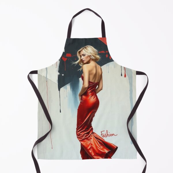 Item preview, Fashion, street art, and red dress designed and sold by Kimenta Fashion.