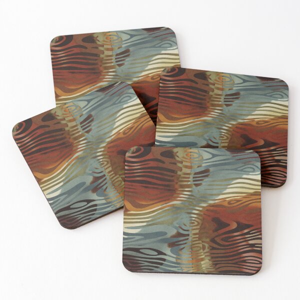 Item preview, Abstract Earth Flow Boho Pattern designed and sold by trajeado14.