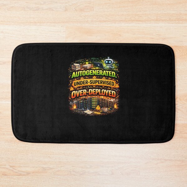 Item preview, Autogenerated, Under-Supervised, Over-Deployed Funny Developer Design designed and sold by FunnyDesignsArt.