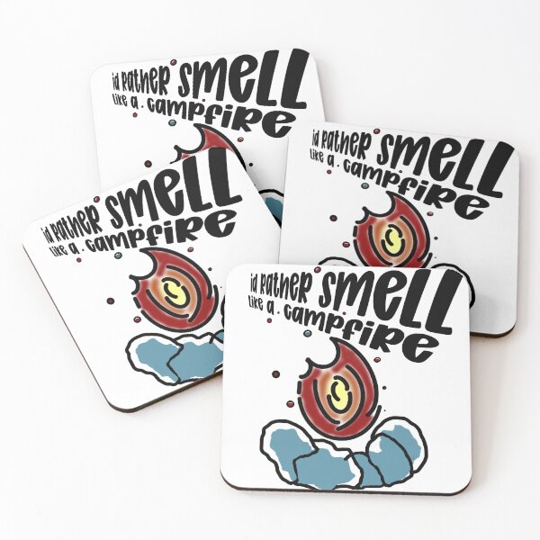 Item preview, I'd Rather Smell Like Campfire designed and sold by Hues of Zen.