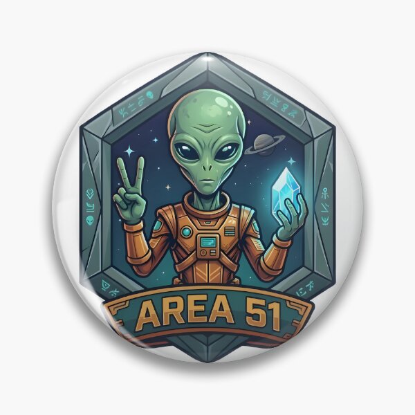 Item preview, Area 51 Peace Alien designed and sold by RobertMartinArt.