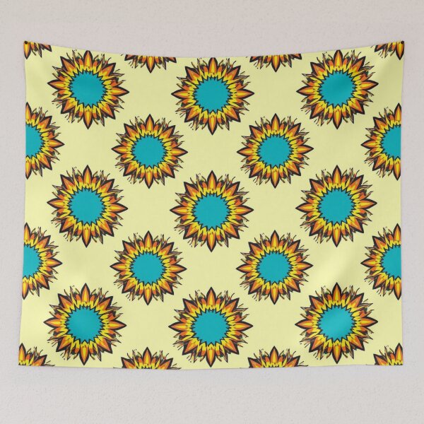 Item preview, Colorful Abstract Explode Sun Pattern designed and sold by AlinaSCorner.