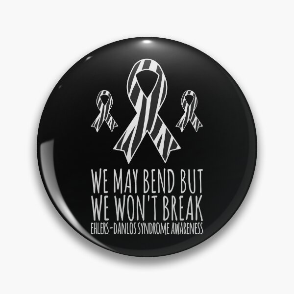 Item preview, EDS Awareness - Zebra Strong - Bendy not Broken designed and sold by Designs by Jesabee.