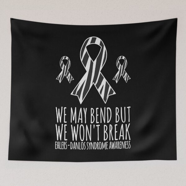 Item preview, EDS Awareness - Zebra Strong - Bendy not Broken designed and sold by Designs by Jesabee.