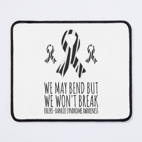 Item preview, EDS Awareness Ribbon - We May Bend But We Won't Break designed and sold by Jesabee Designs.