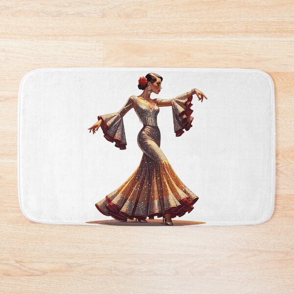 Item preview, Hollywood Glamour Flamenco Dancer – Elegant Spanish Dance designed and sold by CyfroweMysli.