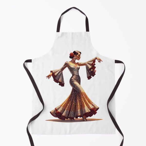Item preview, Hollywood Glamour Flamenco Dancer – Elegant Spanish Dance designed and sold by CyfroweMysli.