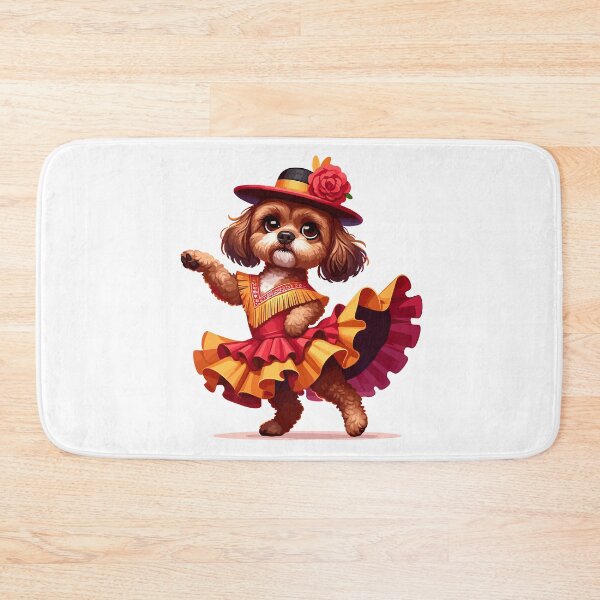 Item preview, Funny Flamenco Dancing Dog – Cute Spanish Dance Animal designed and sold by CyfroweMysli.