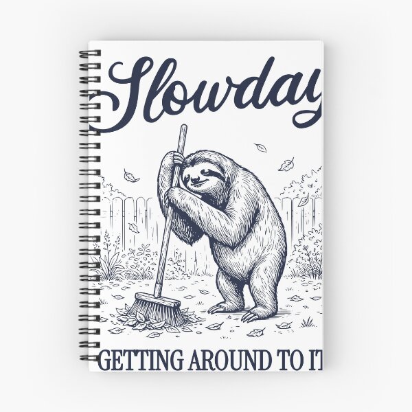 Item preview, Slowday Sloth Shirt – Getting Around To It – Funny Lazy Sloth Vintage Engraving Design designed and sold by TeeVerse27.