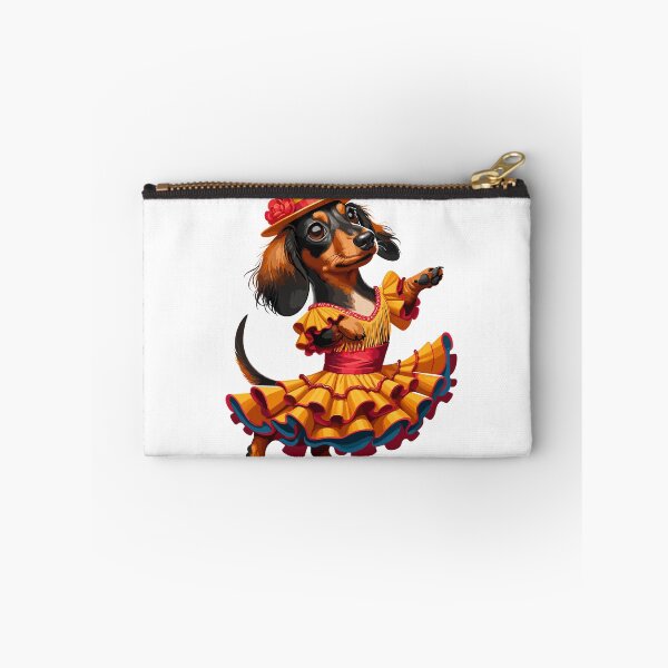 Item preview, Funny Flamenco Dancing Dachshund – Cute Spanish Dance Dog designed and sold by CyfroweMysli.