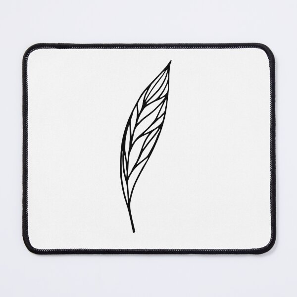 Item preview, Leaf I, Line Drawing Symmetric Minimalist Aesthetic Natural Design designed and sold by SWSandraWechner.