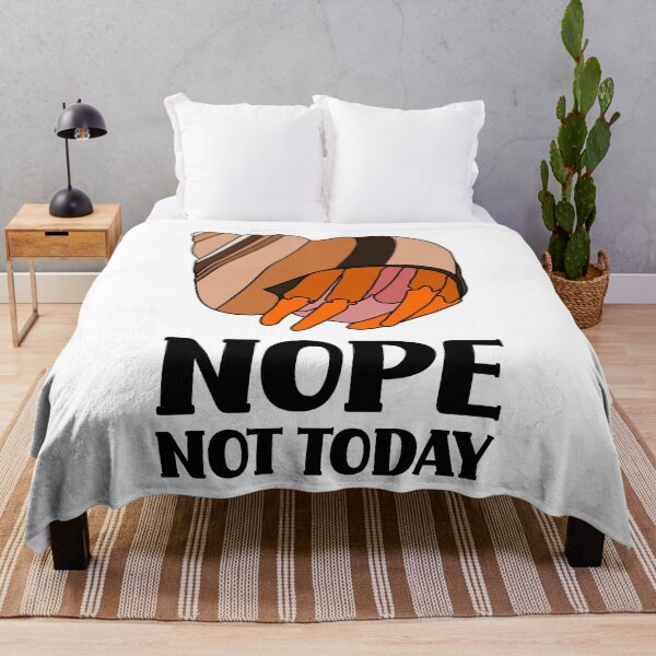 Item preview, Funny Introvert Hermit Crab - Nope Not Today designed and sold by Designs by Jesabee.