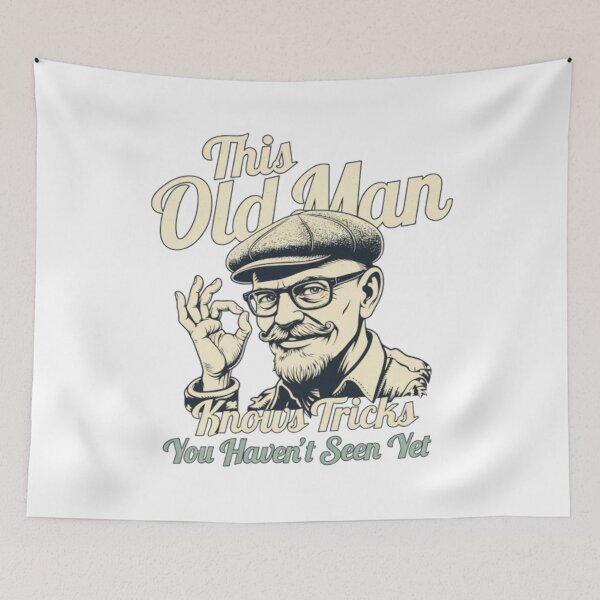 Item preview, This Old Man Knows Tricks designed and sold by Old Man Athletics.