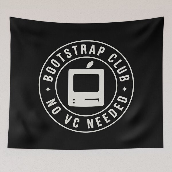 Item preview, Bootstrap Club No VC Needed Retro Badge designed and sold by SplashTastic.