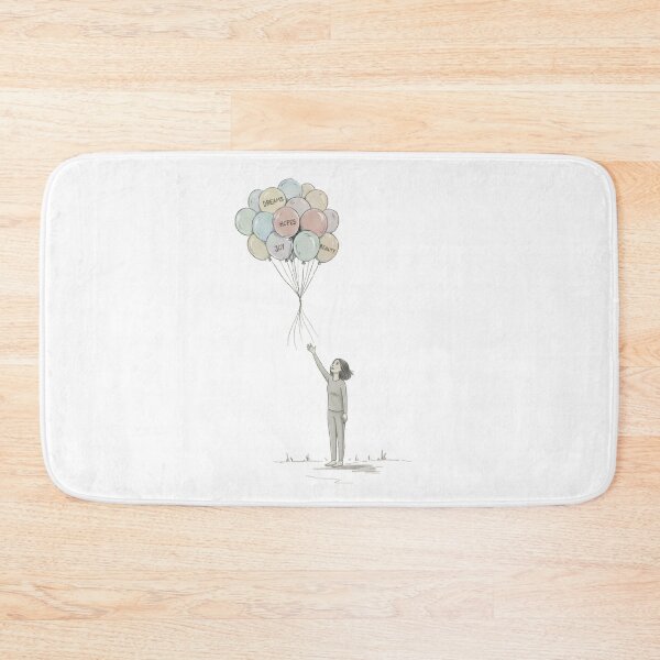 Item preview, Letting Go of Dreams – Minimalist Nihilist Balloon Illustration designed and sold by basakarmagan.