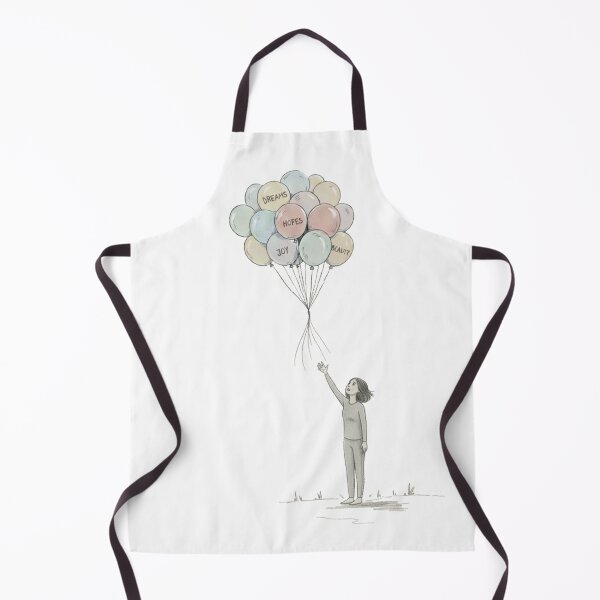 Item preview, Letting Go of Dreams – Minimalist Nihilist Balloon Illustration designed and sold by basakarmagan.