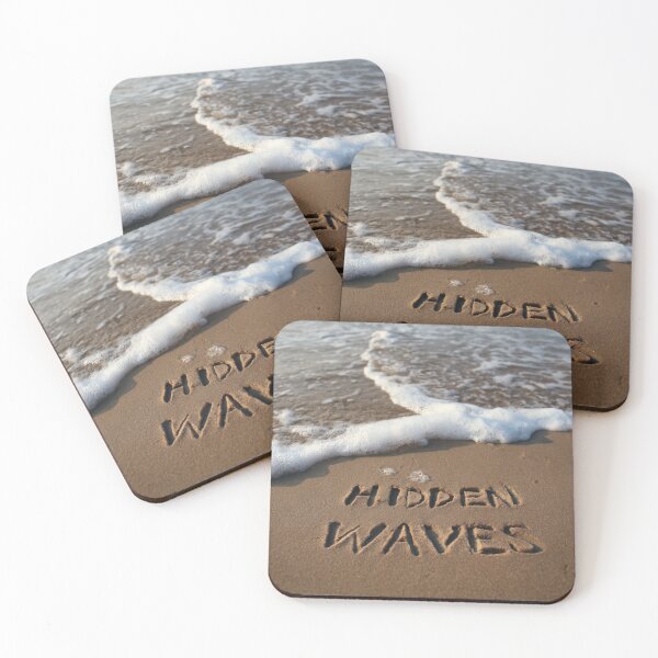 Item preview, Hidden Waves Text In Ocean Sand designed and sold by chase-thewave.