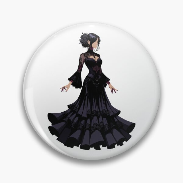 Item preview, Gothic Flamenco Dancer – Dark Elegant Spanish Dance Woman designed and sold by CyfroweMysli.