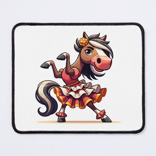 Item preview, Funny Flamenco Dancing Horse – Cute Spanish Dance Animal designed and sold by CyfroweMysli.