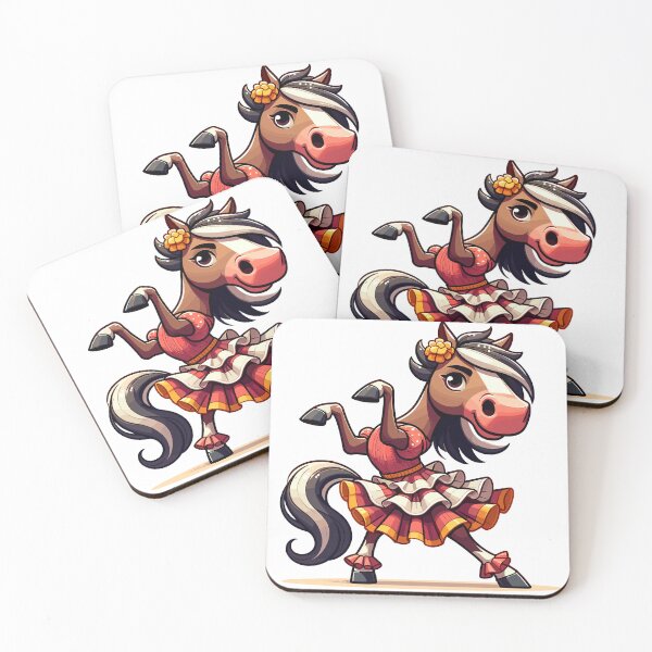 Item preview, Funny Flamenco Dancing Horse – Cute Spanish Dance Animal designed and sold by CyfroweMysli.