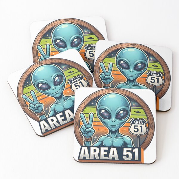 Item preview, Area 51 Peace Alien designed and sold by RobertMartinArt.