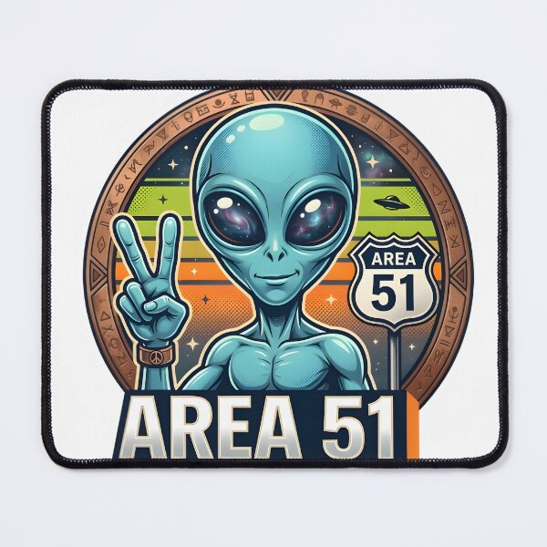 Item preview, Area 51 Peace Alien designed and sold by RobertMartinArt.