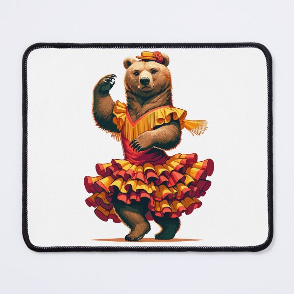 Item preview, Funny Flamenco Dancing Bear – Cute Spanish Dance Animal designed and sold by CyfroweMysli.
