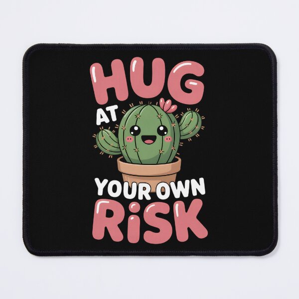 Item preview, Hug At Your Own Risk Funny Kawaii Cactus Warning designed and sold by AmazingViews.