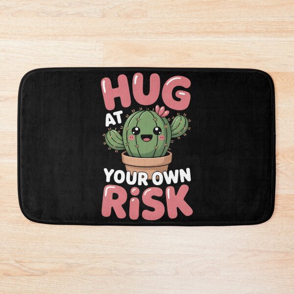 Item preview, Hug At Your Own Risk Funny Kawaii Cactus Warning designed and sold by AmazingViews.