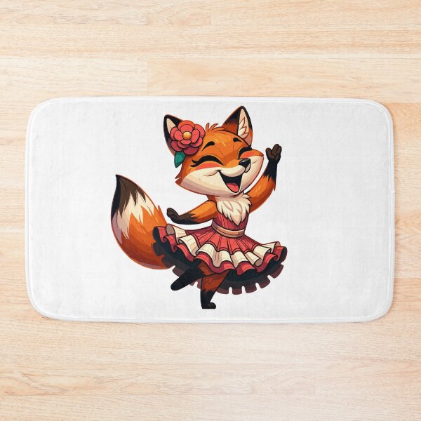 Item preview, Cute Flamenco Dancing Fox – Funny Spanish Dance Animal designed and sold by CyfroweMysli.